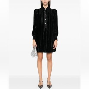 Zimmermann Illustration Velvet mini dress